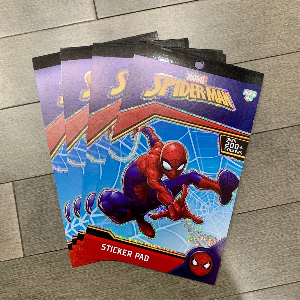 Spider-Man Sticker Pad Book (5 books)